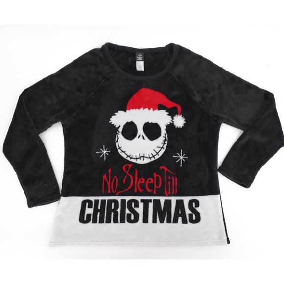 Disney Other - Disney Nightmare Before Christmas Shirt Pajama Teens Extra Large Gray Halloween